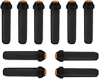 Kit de Irrigação com 10 Aspersores Pop-up, Sistema Automático para Jardim e Gramado, Preto