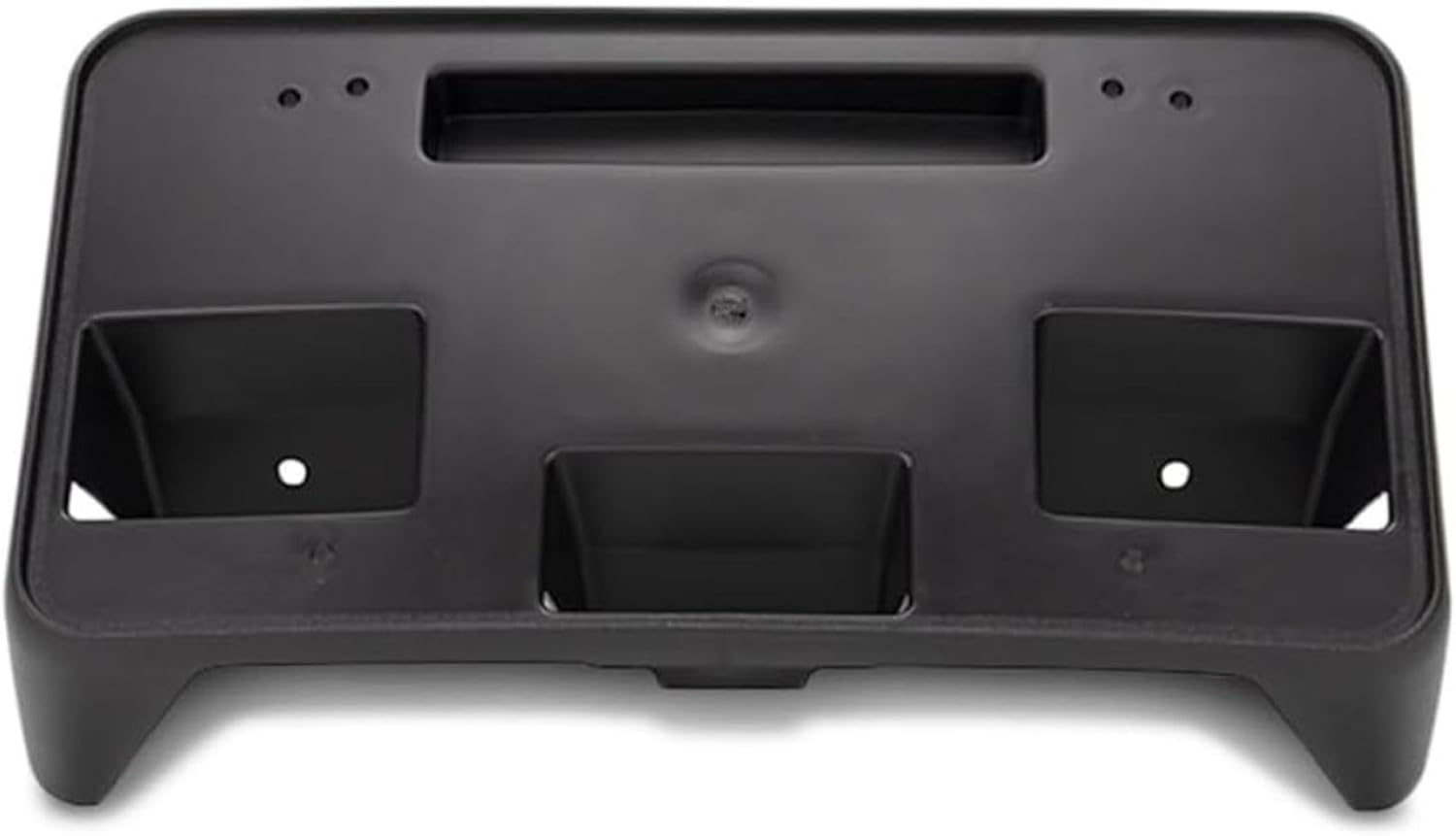 DAT AUTO PARTS Front License Plate Bracket Frame Cover Tag Holder Replacement for 2020-2022 Chevrolet Sierra 2500 HD 3500 HD Pickup Truck Black Textured Plastic GM1068212 84186106