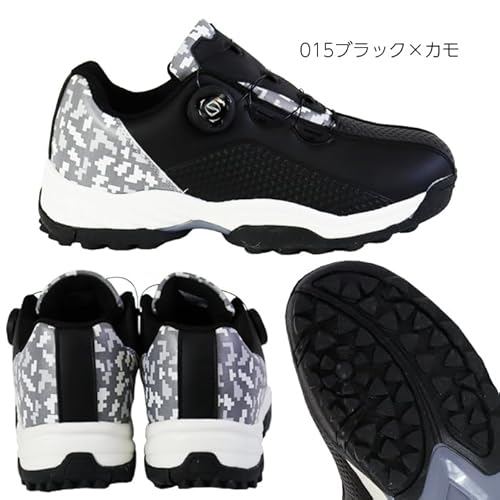 FOURSENCE(フォーセンス) メンズ [フォーセンス] ダイヤルシューズ メンズ ゴルフ スパイクレス スポーツシューズ トレッキングシューズ 登山靴ゴルフシューズ 2枚目