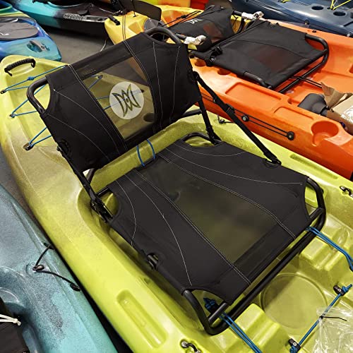 Perception Kayak Frame Seat Replacement - Lawn Chair Style Seat For Outlaw, Pescador Pro, Black/Gray,One Size,9800913 #TOP5