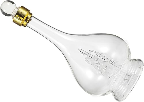 Botella de vino de velero artístico, 16.9 fl oz, dispensador de licor para whisky, perfecto para el hogar, restaurante, hotel