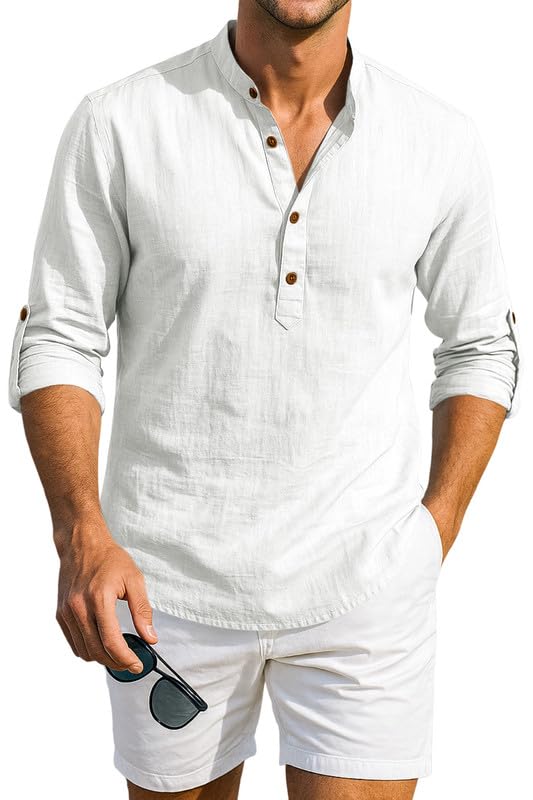 Macsivo Men’s Cotton Blend Solid Short Kurta with Mandarin Collared Full Sleeve Drawstring Stylish Straight Length | Kurta for Men Stylish Macsivo Men’s Cotton Blend Solid Short Kurta with Mandarin Collared Full Sleeve Drawstring Stylish Straight Length | Kurta for Men Stylish