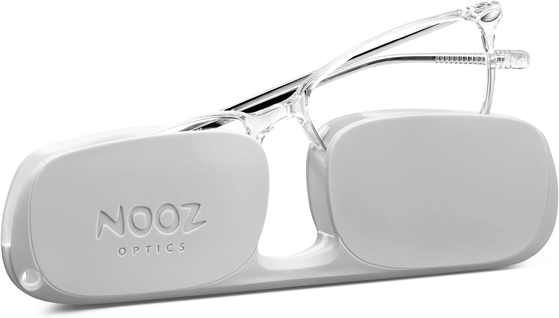 Nooz, Essential Bao Crystal, Patented Reading Glasses, 1.0, Compact & Light (12 gr), Anti-Reflective, Robust And Comfortable, Nylon Reading Glasses,