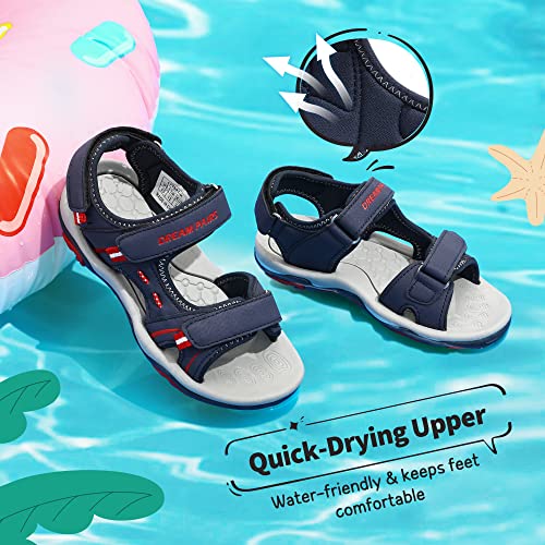 Image of DREAM PAIRS Boys Girls Sandals Kids Athletic Summer Sports Water Shoes for Toddler /Little Kid /Big Kid