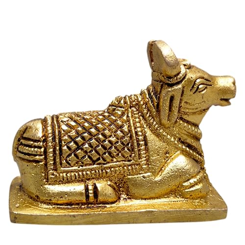 Estatua de Nandi de Latón de 2 Pulgadas miniatura 6
