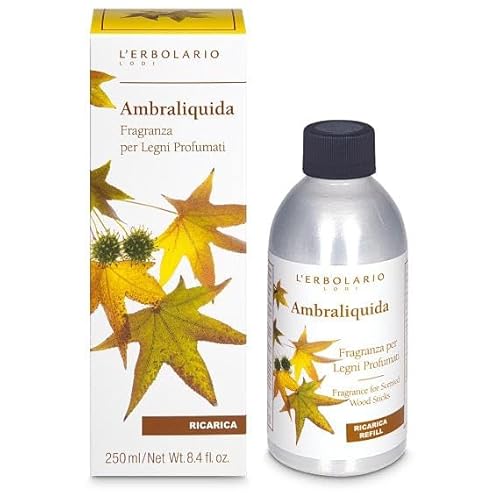 L'Erbolario - Fragranza Per Legni Profumati Ricarica - Ambraliquida - 250 ml