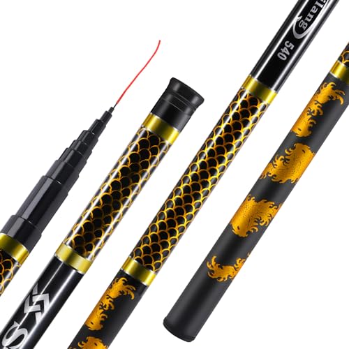 Sougayilang Telescopic Fishing Rod 2.7m Gold Golden - Image 3