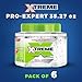 Xtreme Pro-Expert Clear Styling Hair Gel, Alcohol-Free 24-Hours Xtreme Control With Aloe Vera, 35.27 oz Jar (Pack of 6)