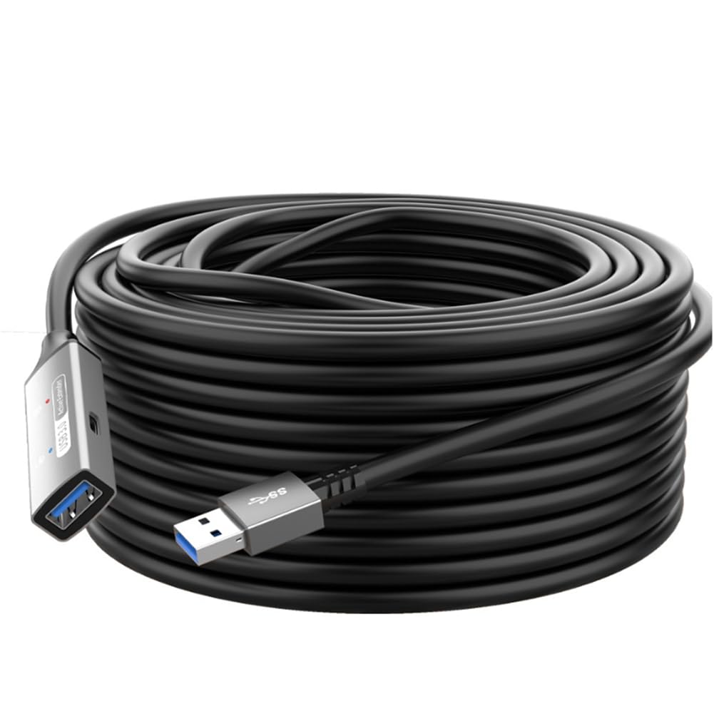 Booster Active USB 3.0 przedłużacz 20 metrów męski na żeński przedłużacz USB 3.0 aktywny przedłużacz USB 3.0