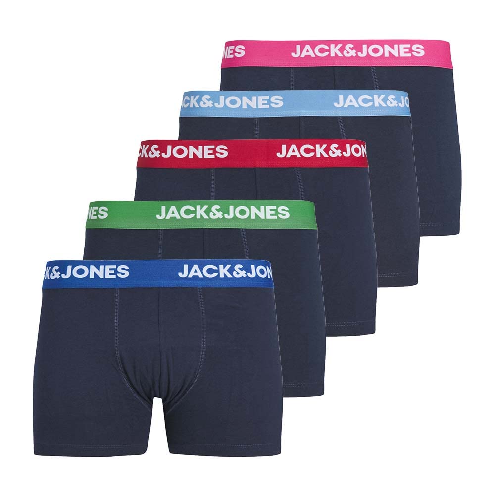 JACK & JONES Herren 5er Pack Boxershorts Mix Unterwäsche Mehrpack,5er Pack #1 Ohne Wäschesack,XL