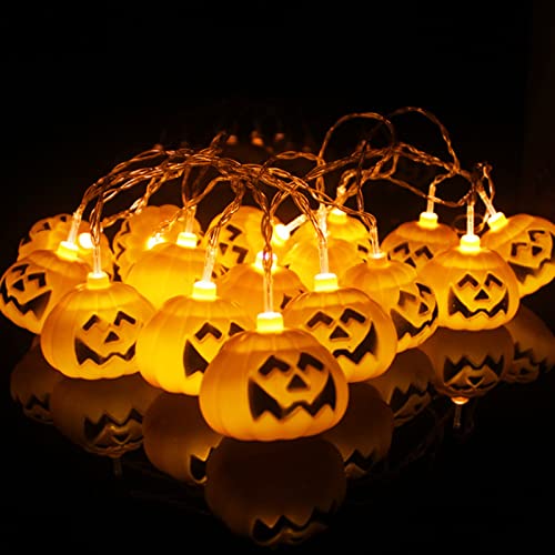 3m 20 Cadena de Luces de Calabaza LED, Cadena de Luces de Calabaza de Halloween, Cadena de Luces LED de Halloween Cadena de Luces de Halloween, Cadena de Luces de Calabaza Cover