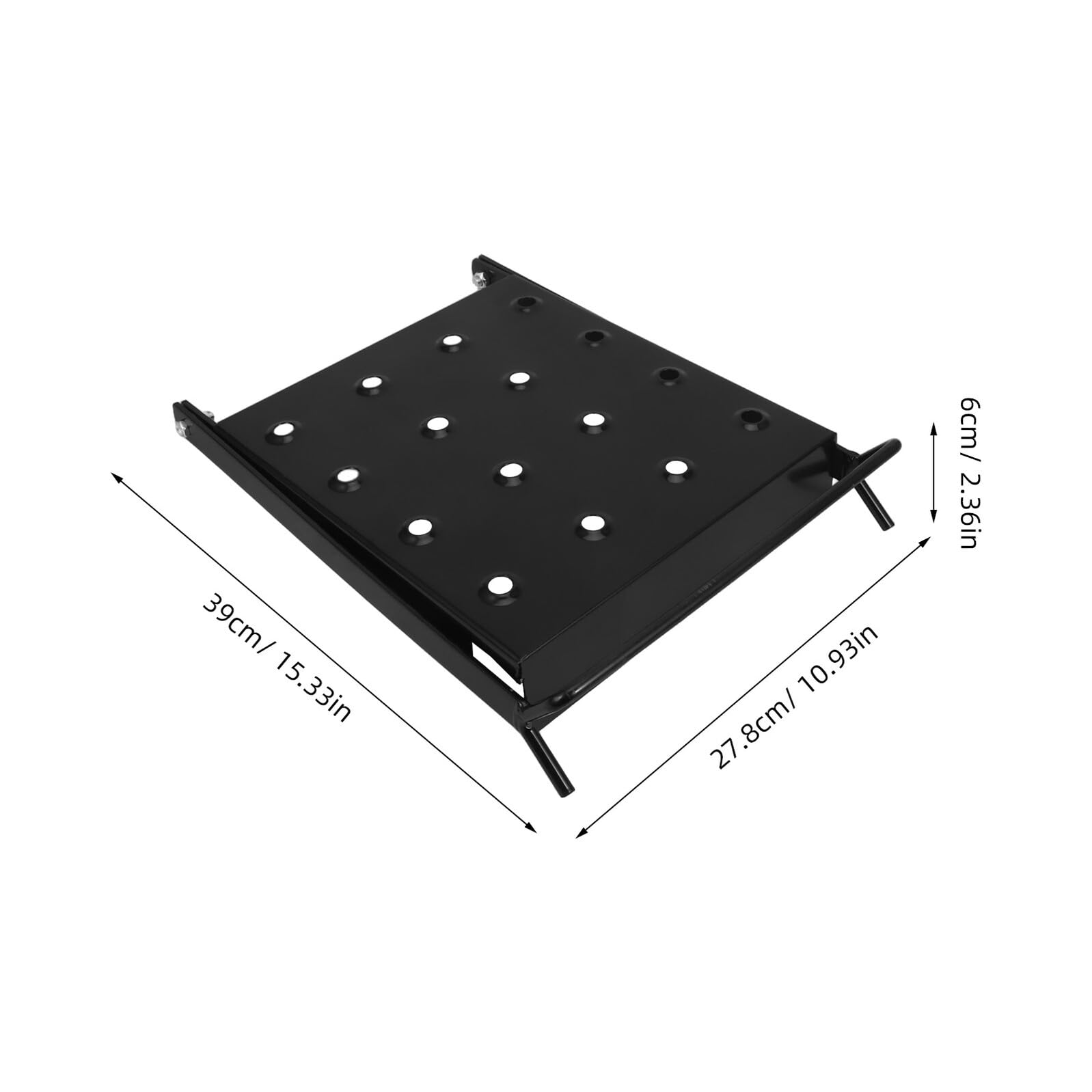 Plataforma de Trabajo Plegable para Escalera Exteble Anslizante Tamaño Pequeño 38X28 CM Estructura de Hierro Robusto Accesorio Portátil para Bricolaje y Pintura en