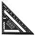 Produktbild 12 inch Aluminiumlegierung Dreieck-Winkelmesser, Oxidation Dach Dreieck Winkel Winkelmesser, Quadrat Winkelmesser, Metrisch Dreieck Herrscher, für Dachdecker,