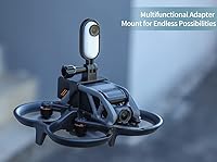 Vista 3 de BTG DJI Avata Accesorios Soporte de montaje de cámara de acción para Pocket 3/Action 5 Pro 4 3/Insta360 Go 3 3S X5 X4/Adaptador de montaje de luz