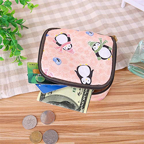 Sanitary Napkin Storage Bag,Menstrual Cup Pouch,2pcs Cotton Cloth Sanitary Napkin Pads Storage Bags Feminine Menstruation First Period Bag for Teen Girls Women Ladies - Thumbnail 6