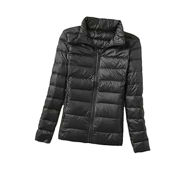 ダウンジャケット・コート   SHORT DUCK DOWN PUFFER PADDED JUMPER Amazon.com: Women Winter Light Short Duck Down Jacket
