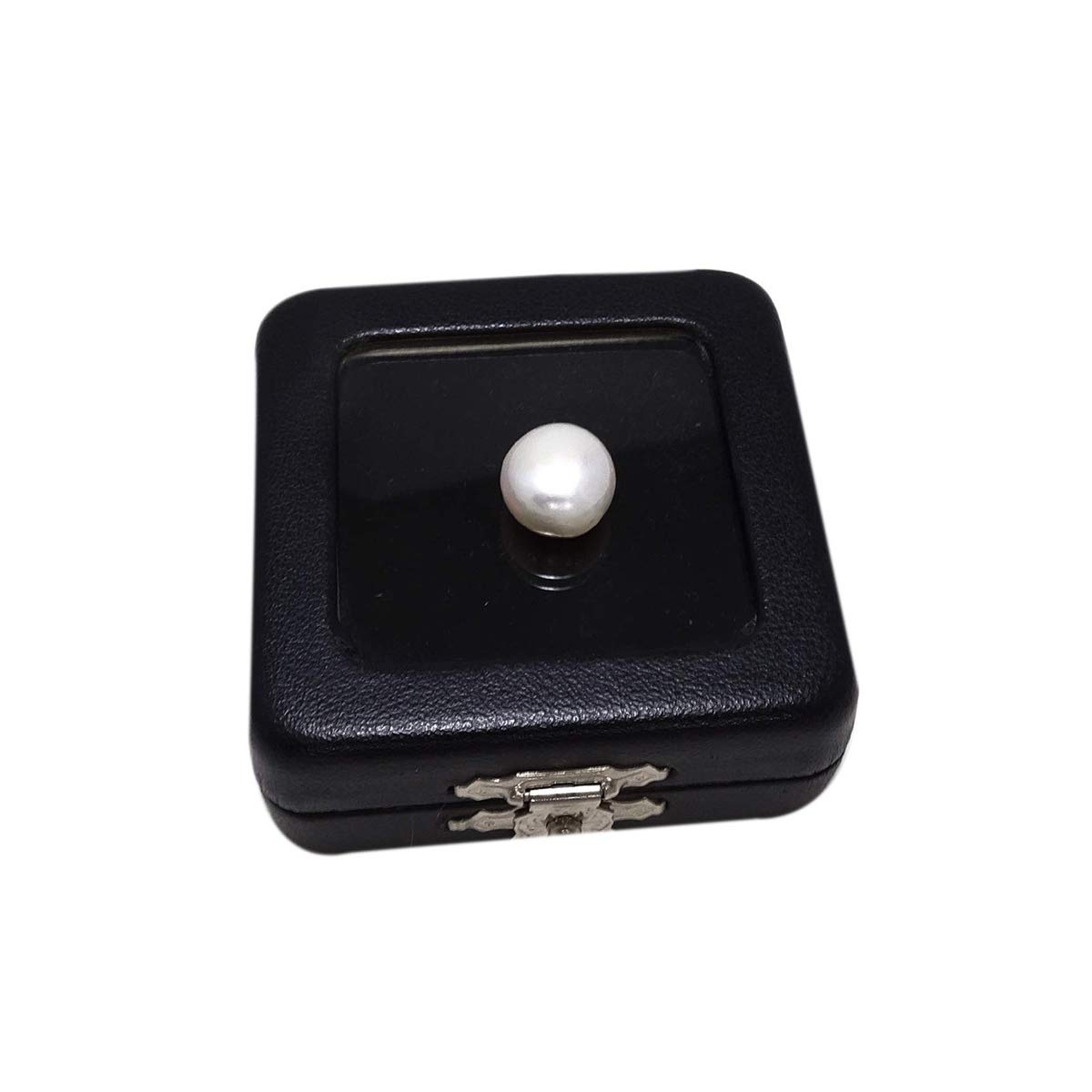 Anuj Sales 8.25 Carat - 9.25 Ratti White Pearl Gemstone(Pearl/Moti) 100% Certified Moti Gemstone for Man and Woman with Lab Certificate