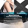 Strandtasche-Große Netz Strandtasche Familie- Mesh Badetasche Netztasche für Sandspielzeug Faltbare Handtaschen, mit Wasserdicht Taschen und Reißverschluss,für Strand, Urlaub, Reise,Fitnessstudio #3