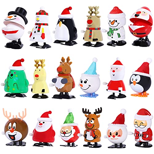image for Max Fun 18pcs Christmas Stocking Stuffers Wind Up Toys Assortment for 