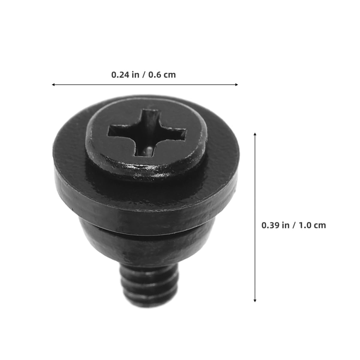 BELLIFFY 10Pcs Shock Absorbing Hard Drive Screws with Washers for SSD Vibration Resistant Machine Screws for Secure Mounting and Storage