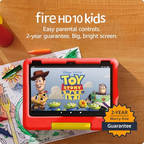 Image of Amazon Fire HD 10 Kids tablet (newest model) | Officially Licensed Toy Story 30th Anniversary Edition