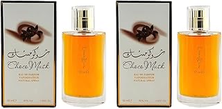 2 pack of Choco Musk Eau de Long Lasting Parfum Spray for Women, 1.65 Ounce 50ML, 80% Vol