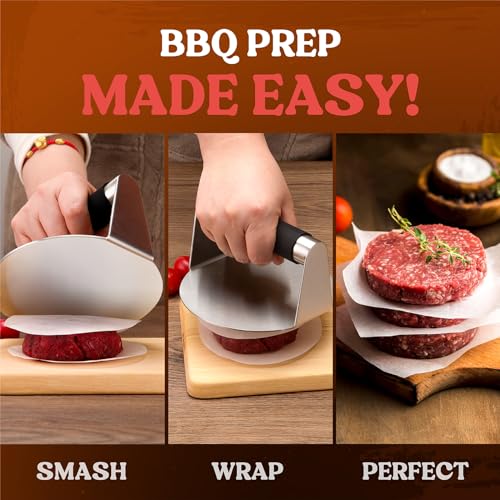 Pisol Stainless Steel Smash Burger Press