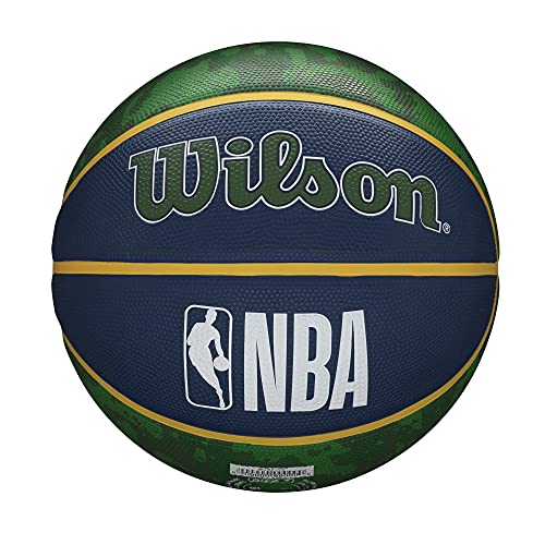 Image of WILSON NBA Team Tiedye Basketball - Size 7-29.5 inch, Utah Jazz