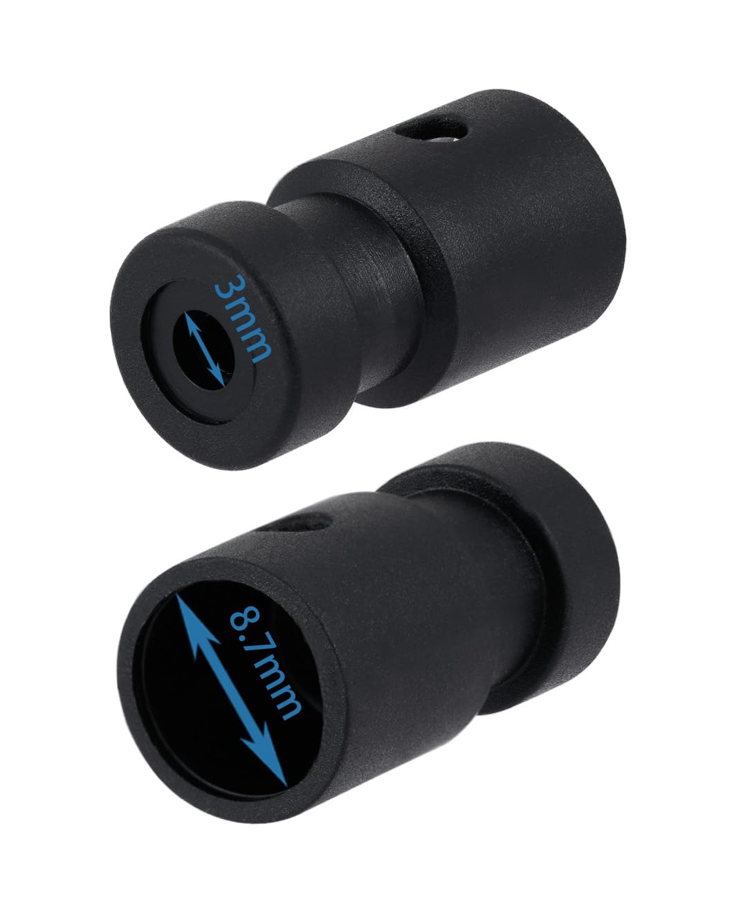 Vecys 3 Pezzi Connettore DIN Autoradio Maschio FM AM Antenna Universale per Auto Spina DIN Connettore in Rame per Cavo Coassiale di Estensione RG174