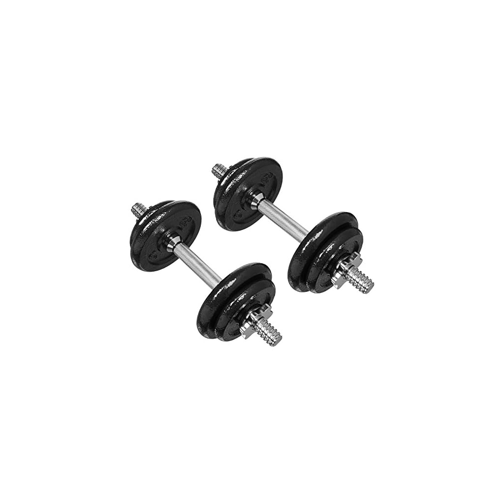 Amazon-Basics-Adjustable-Barbell-Lifting-Dumbbells-Weight-Set-with-Case-38-Pounds-Black