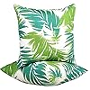 Jmgbird outdoor pillows set of 2 outdoor throw pillows waterproof with insert 1818 inch outdoor pillow for patio furniture  urban country home decor