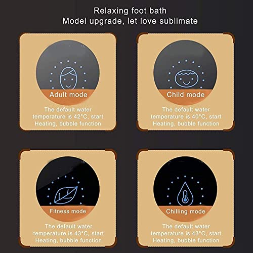 Masajeador de pies Spa Bath con calefacción y 4 modos miniatura 3
