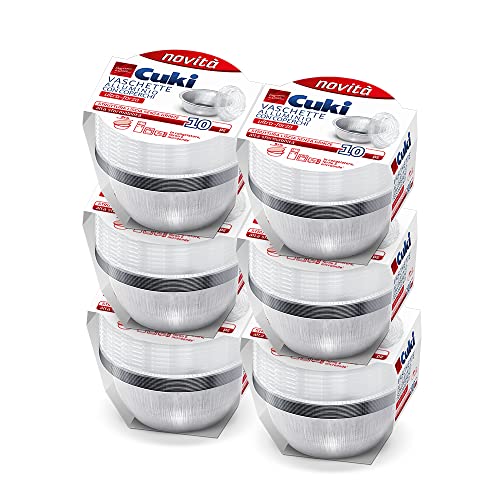 Cuki Vaschette Alluminio con Coperchi Ultra-Forza,...