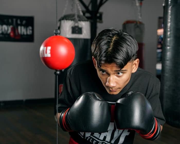 TITLE Boxing Quick Puncher 2.0 - Double End Bag, Speed Bags for Boxing, Punching Bag, Double End Punching Bags, Punching Bag for Adults, Boxing Bag, Boxing Equipment, Reaction Bag