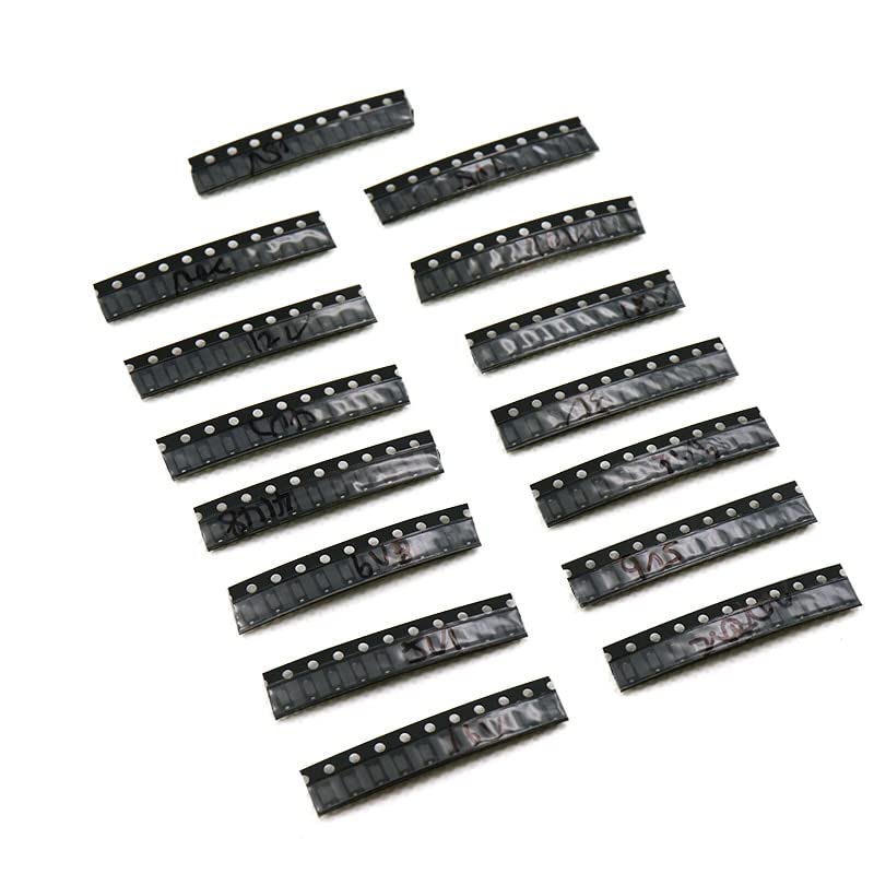 SAITOM diodo -123 1206 0.5W Diodo Zener SMD Confezione 15 Valori * 10 pz =150 pz Kit