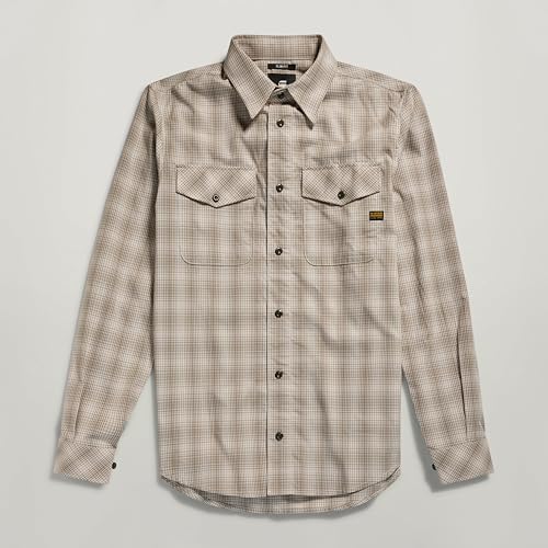 G-STAR Men's Marine Slim Long Sleeve Shirt Mehrfarben (Shamrock Liam Check D24963-D531-G545) XL – Ansicht 5