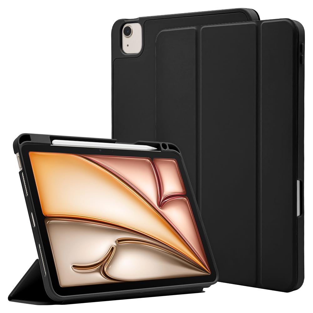 ゴールドiPad ブラックケース付き Amazon.co.jp: ラスタバナナ ケース カバー iPad Air (M4 M3 M2 第5 4