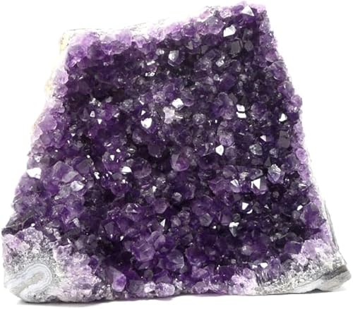 Miniatura 5 de Pachamama Essentials Base de corte de racimo de amatista de Uruguay, cuarzo rosa áspero, palo de selenita pequeño, cristal curativo (juego de 3