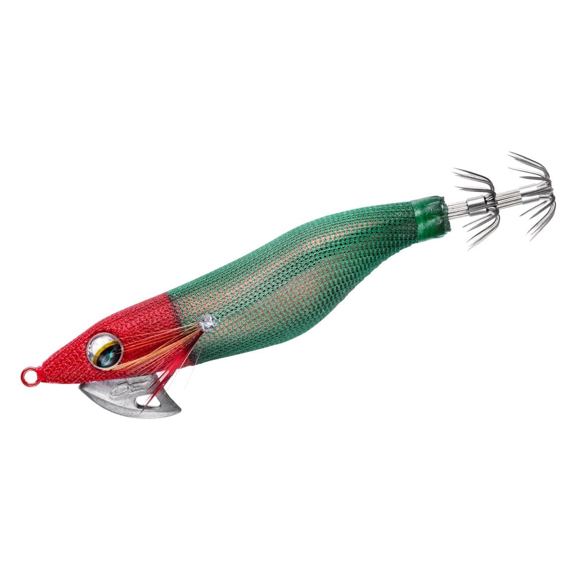 DAIWA Ika Metal Omorig, Emerald OR Egi 2.5 Red - Red Green