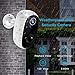 MECO 【32GB Include】 Wireless Outdoor Security Camera, 1080P Rechargeable Battery WiFi Camera, Indoor/Outdoor Surveillance Home Camera with Motion Detection, Night Vision, 2-Way Audio, Waterproof