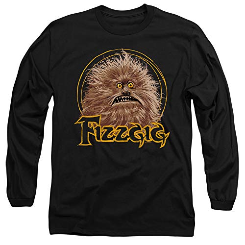 Dark Crystal Fizzgig Unisex Adult Long-Sleeve T Shirt for Men and Women, Large Black