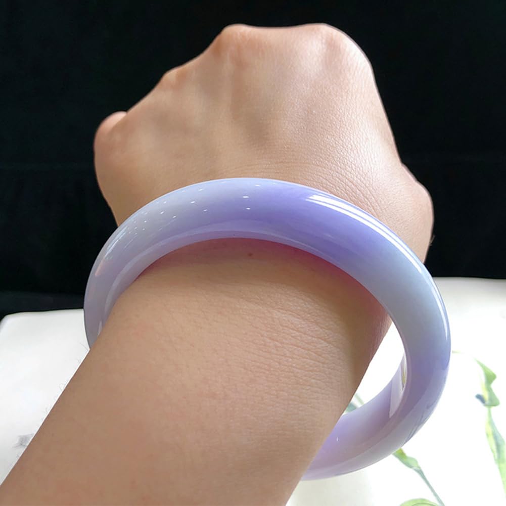 Bracciale in giada viola naturale per donna Uomo Braccialetti con perline Braccialetti con perline Buona fortuna Ricchezza Prosperità Bracciale unisex