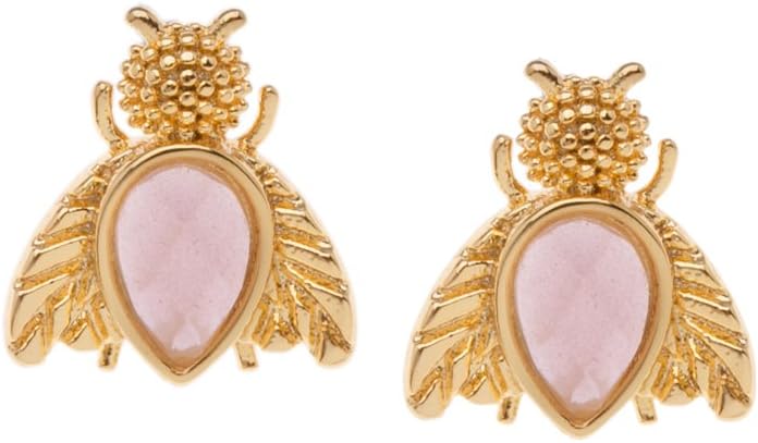 Orelia London Gold Gem Bug Studs