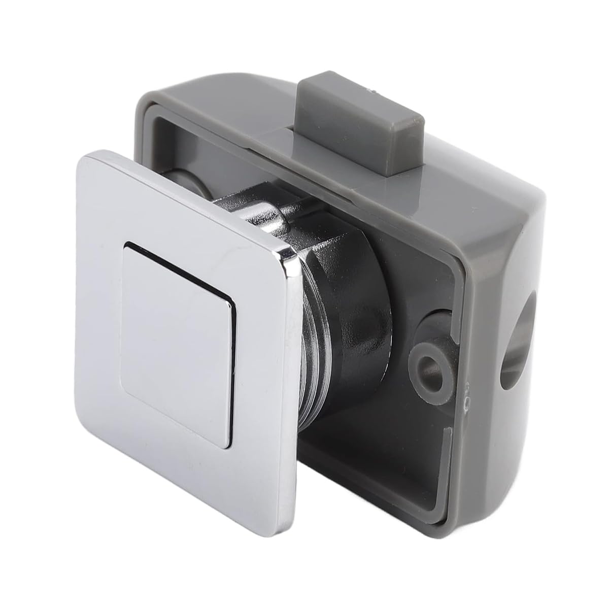 CENPEK Square Cupboard Push Button Lock Metal Drawer Knobs Door Cabinet Latch for Boats Yachts Motorhome Caravan RV Campers Marine