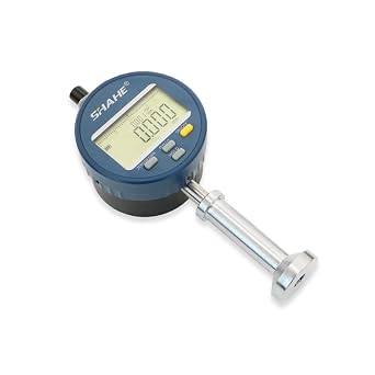 SHAHE Handheld Digital Surface Roughness Tester Meter 0-6.5mm/6500um Portable Surface Profilometer Measuring Resolution 1um,Accuracy:3um