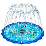OBUBY Sprinkle & Splash Play Mat, Sprinkler for Kids,Upgraded 68' Summer Outdoor Water Toys Wading...