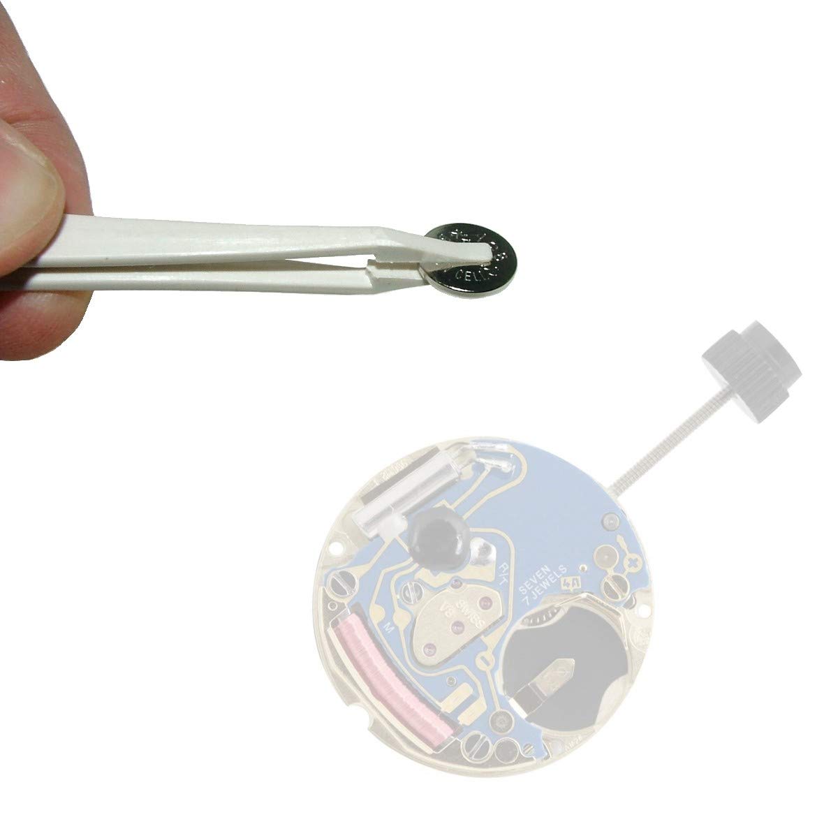 Pinza 10mm Pinzette In Metallo Nichel Cromato, 10 Pz INSPIRE | Leroy - Foto 3