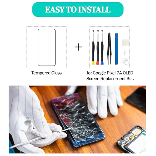 Écran OLED pour Google Pixel 7A avec châssis et kit de réparation complet - 5