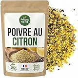 Assaisonnement Poivre au Citron 100g - Mélange Épicé et Citronné pour Poissons, Légumes et Marinades - L’Artisan du Vert