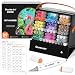 Shuttle Art 88 Colors Dual Tip Alcohol Based Art Markers,Permanent Marker Pens Highlighters with Case Perfect for Illustration Adult Coloring Sketching and Card Making